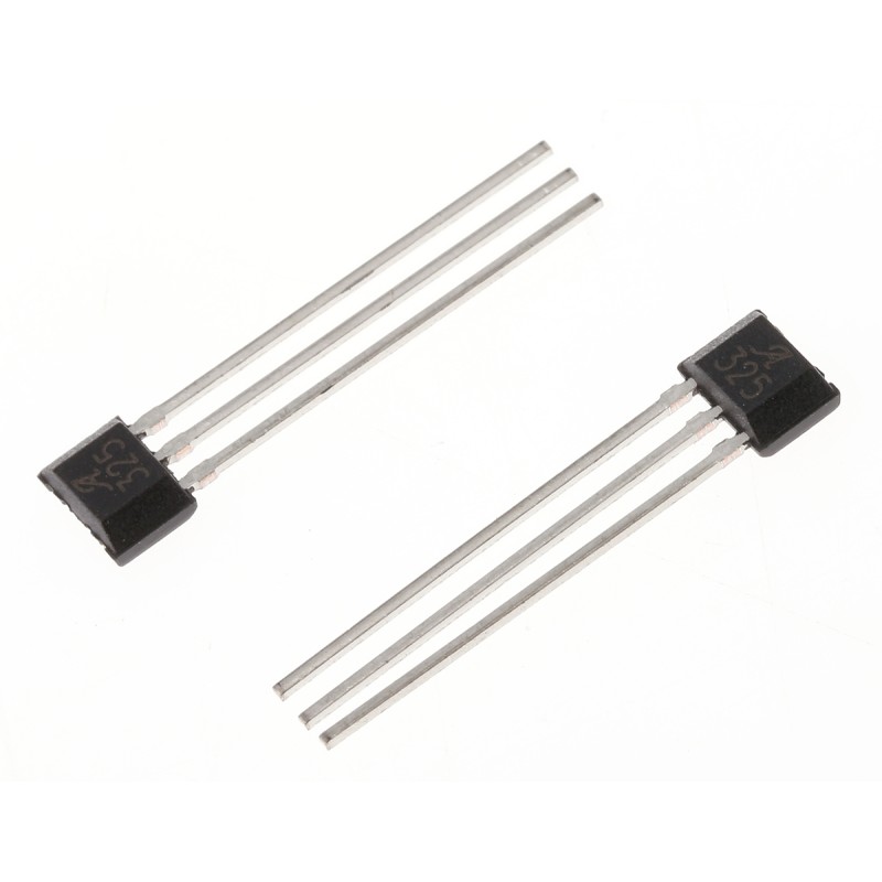 20 pcs - A1325LUA-T Allegro Microsystems Through Hole Hall Effect Sensor, SIP, 3-Pin