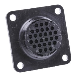 1 pcs - TE Connectivity Circular Connector, 28 Contacts, Panel Mount, Socket, Female, CPC Series 2 Series