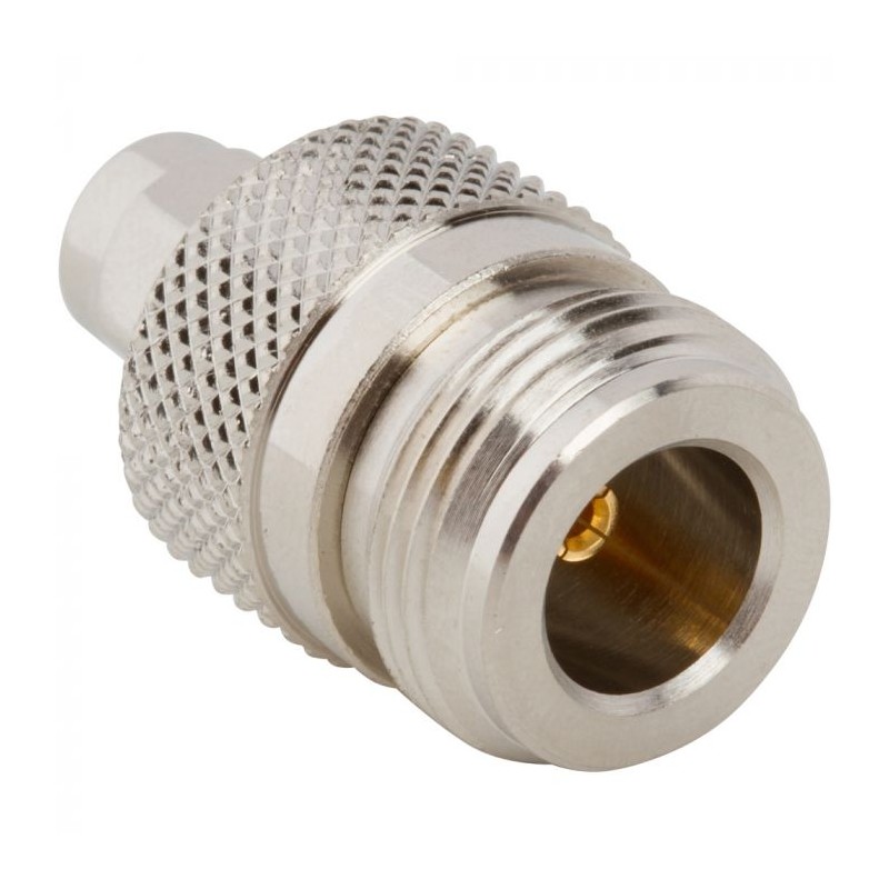 1 pcs - Amphenol RF Coaxial Adapter N Jack to SMA Plug