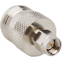 1 pcs - Amphenol RF Coaxial Adapter N Jack to SMA Plug