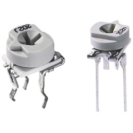 50 pcs - EVMAASA00B15 100kΩ, Through Hole Trimmer Potentiometer 0.3W Top Adjust Panasonic, EVMAA