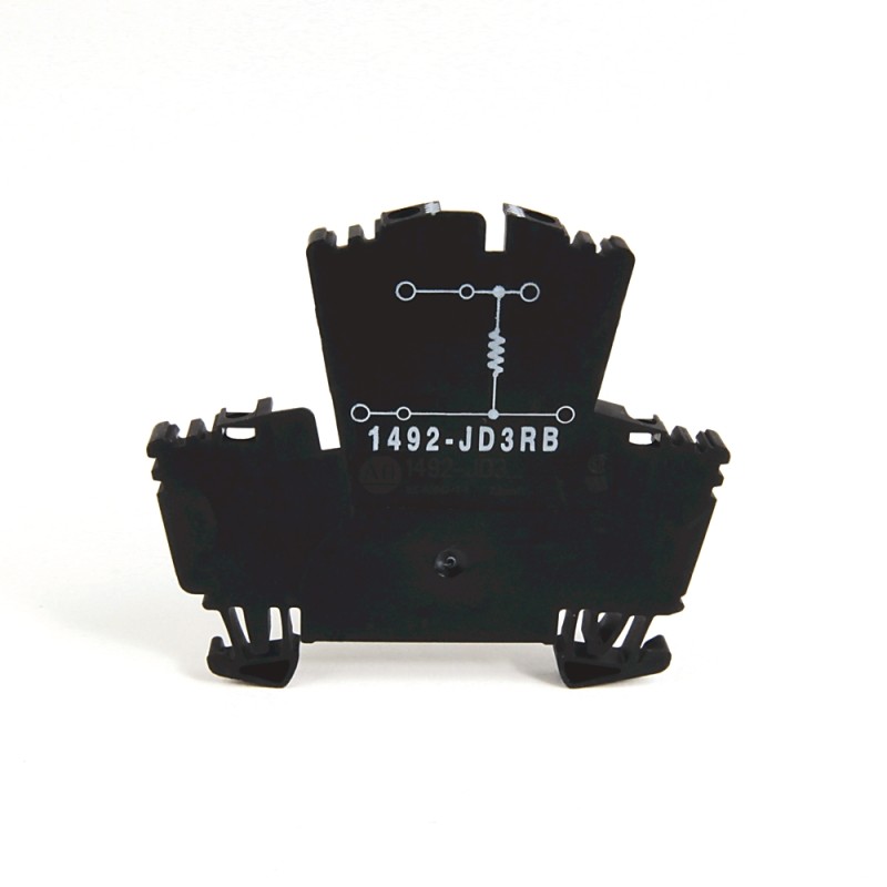 1 pcs - Rockwell Automation 1492 Series Screw Terminal, 4-Way, 20A, 26 - 12 AWG Wire, Screw Cage Termination