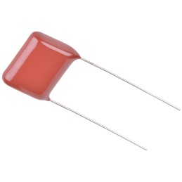 50 pcs - QXK2E105KTP Nichicon XK Polyester Film Capacitor, 125 V ac, 250 V dc, ±10%, 1μF, Through Hole