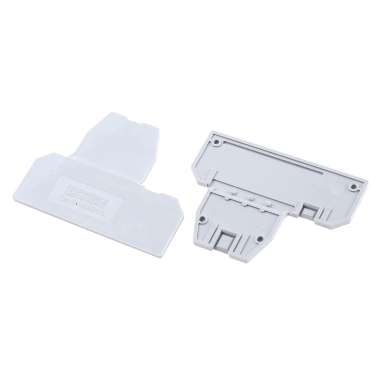 5 pcs - Phoenix Contact D-UKKB3/5 Series End Cover for Use with DIN Rail Terminal Blocks