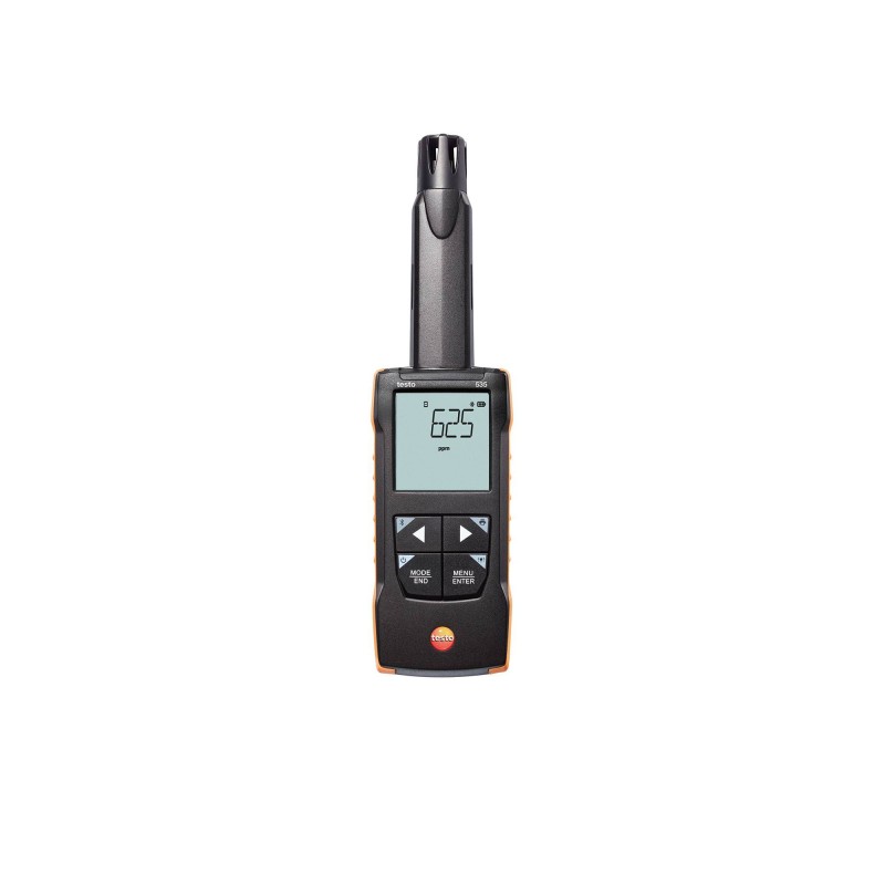 1 pcs - Testo 535 CO2 Sensor, +50°C Max, Battery-Powered