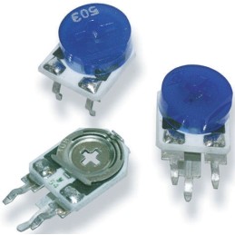 50 pcs - 409VA202M 2kΩ, Through Hole Trimmer Potentiometer 0.5W Side Adjust TE Connectivity, 409