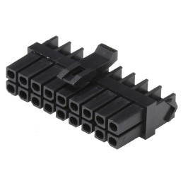 5 pcs - Molex Connector Housing, 2 Row