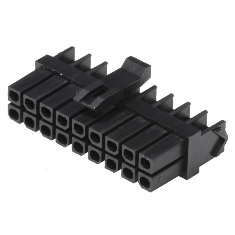 5 pcs - Molex Connector Housing, 2 Row