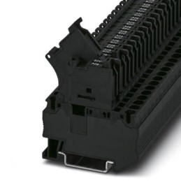 1 pcs - Phoenix Contact ST 4-HESILED 60 (5X20) Series Black DIN Rail Terminal Block, 0.08 - 4mm², Single-Level, Spring