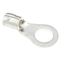 100 pcs - JST, R Uninsulated Ring Terminal, 5mm Stud Size, 1mm² to 2.6mm² Wire Size