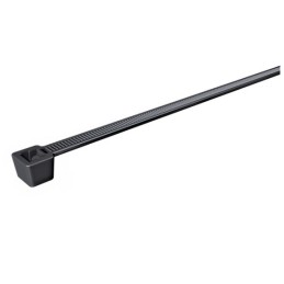 1 Bag of 100 - HellermannTyton Cable Tie, 200mm x 4.6 mm, Black Polyamide 6.6 (PA66), Pk-100