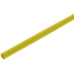 1 pcs - TE Connectivity Heat Shrink Tubing, Yellow 1.6mm Sleeve Dia. x 1.2m Length 2:1 Ratio, RNF-100 Series