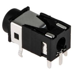 5 pcs - RS PRO Jack Connector 3.5 mm PCB Mount Composite Video Socket, 4Pole