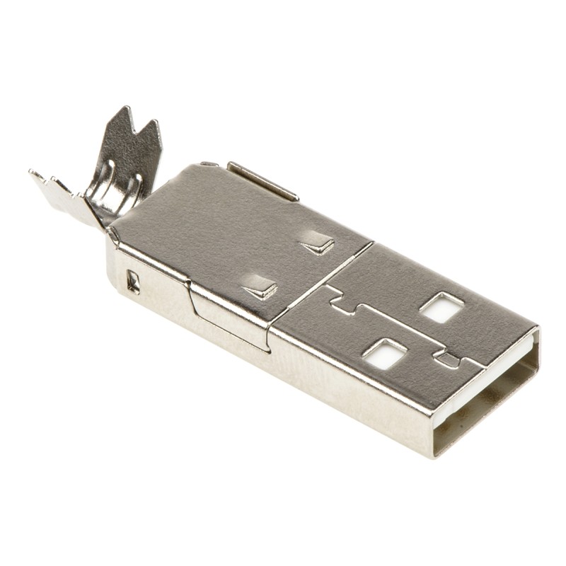 5 pcs - ASSMANN WSW Straight, Cable Mount, Plug Type A USB Connector