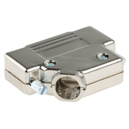 1 pcs - MH Connectors MHD45PK Series ABS Angled D Sub Backshell, 25 Way, Strain Relief