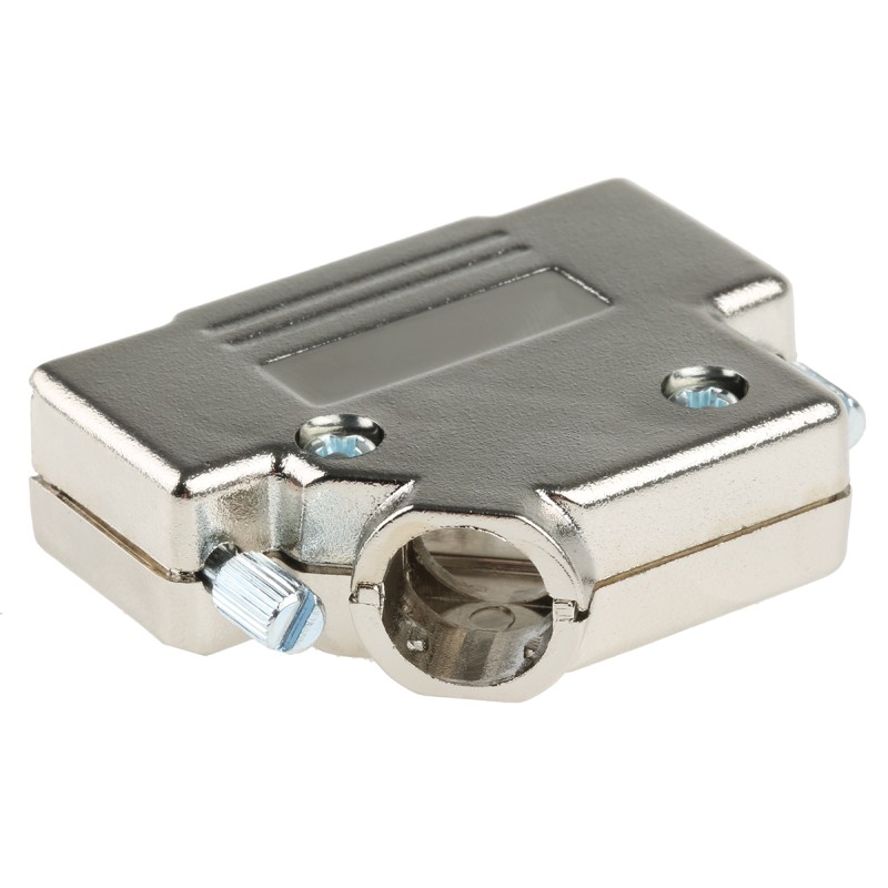 1 pcs - MH Connectors MHD45PK Series ABS Angled D Sub Backshell, 25 Way, Strain Relief