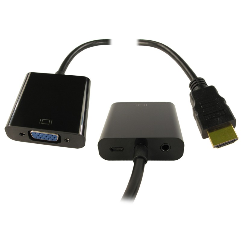 1 pcs - RS PRO AV Adapter, Male HDMI to Female VGA