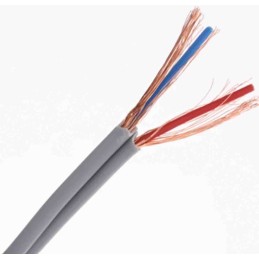 25 pcs - RS PRO Screened 2 Core Microphone Cable, 0.078 mm² CSA, 2 X 4mm od, 25m, Grey