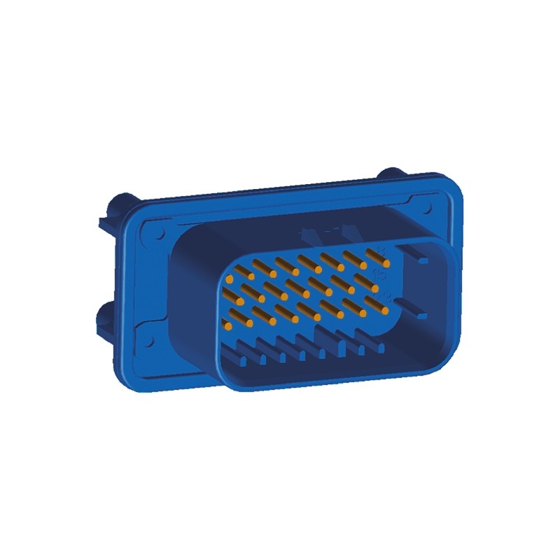 1 pcs - TE Connectivity, AMPSEAL Automotive Connector Plug 23 Way, Solder Termination