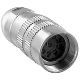 1 pcs - Lumberg 3 Pole Din Socket, DIN EN 60529, 5A, 250 V ac IP68, Female, Cable Mount