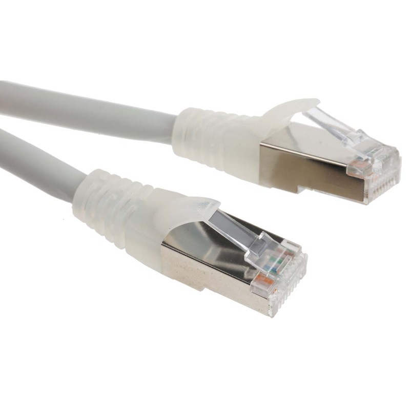 1 pcs - RS PRO Cat6 Male RJ45 to Male RJ45 Ethernet Cable, F/UTP, Grey LSZH Sheath, 1m