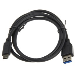 1 pcs - RS PRO USB 3.1 Cable, Male USB A to Male USB C Cable, 1m