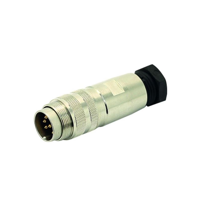 1 pcs - Amphenol Industrial, C091 8 Pole M16 Din, DIN EN 61076-2-106, 7A, 100 V IP67, Screw Coupling, Male, Cable Mount