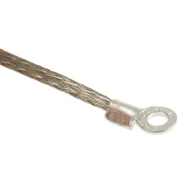 1 pcs - RS PRO Braided Wire, M3.5 Stud Size, 16 x 4 x 0.15 mm, 0.1m BS EN 13602:2002, BS4109