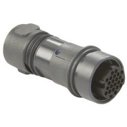 1 pcs - Bulgin Circular Connector, 22 Contacts, Cable Mount, Socket, Female, IP66, IP68, IP69K, Buccaneer 6000 Series