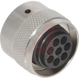 1 pcs - Souriau Circular Connector, 4 Contacts, Cable Mount, Socket, Female, IP65, UTG Series