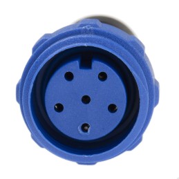 1 pcs - Bulgin Circular Connector, 6 Contacts, Cable Mount, Miniature Connector, Socket, Female, IP68, Buccaneer 400 Series