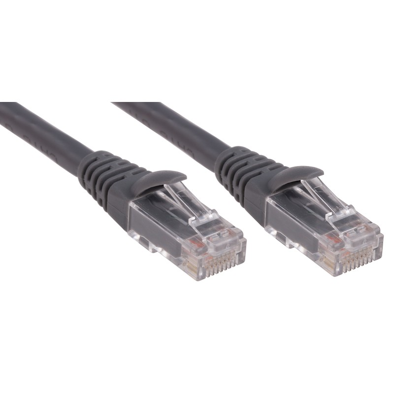 1 pcs - RS PRO Cat6 Male RJ45 to Male RJ45 Ethernet Cable, U/UTP, Grey LSZH Sheath, 1m