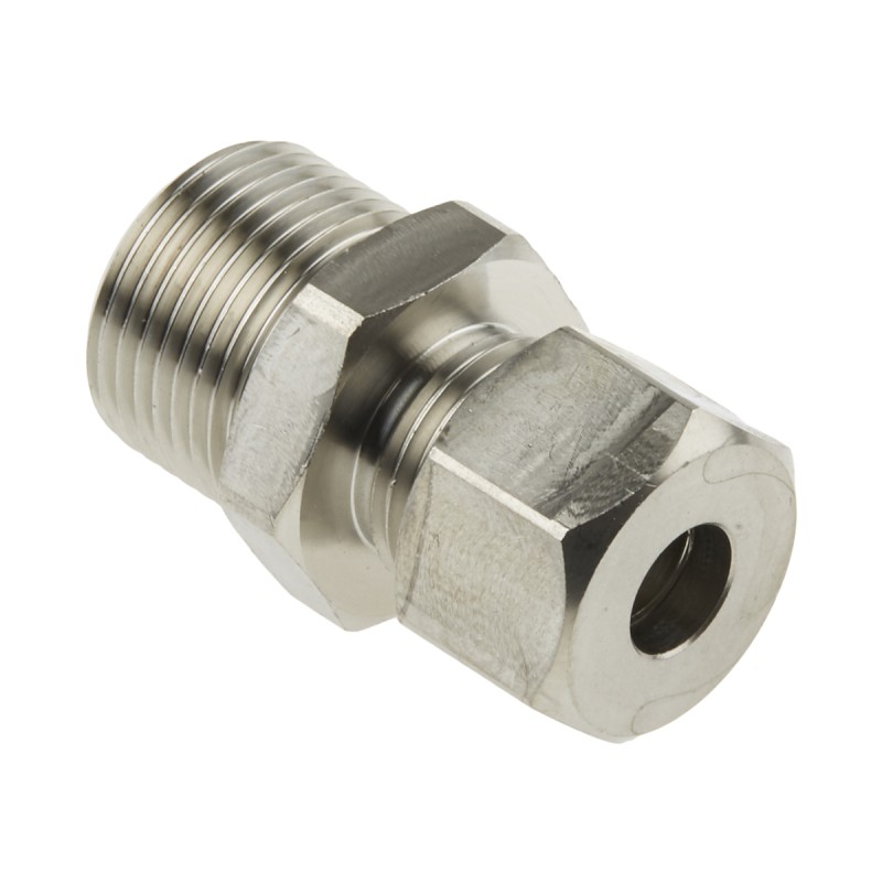 1 pcs - RS PRO In-Line Thermocouple Compression Fitting for Use with Thermocouple, M20, 8mm Probe