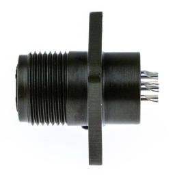 1 pcs - Amphenol Industrial, MS3102A 3 Way Box Mount MIL Spec Circular Connector Receptacle, Socket Contacts,Shell Size 10SL,