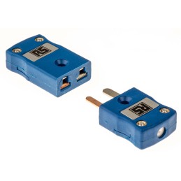 1 pcs - RS PRO In-Line Thermocouple Connector for Use with Type T Thermocouple, Miniature Size, IEC Standard