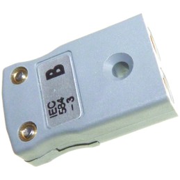 1 pcs - RS PRO In-Line Thermocouple Connector for Use with Type B Thermocouple, Miniature Size, JIS Standard