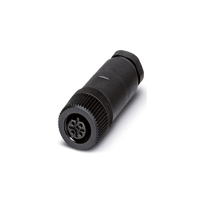 1 pcs - Phoenix Contact Circular Connector, 5 Contacts, Cable Mount, M12 Connector, Socket, Female, IP67, SACC Series