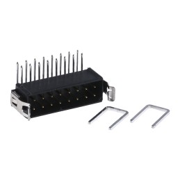 1 pcs - HARWIN Datamate L-Tek Series Right Angle Through Hole PCB Header, 16 Contact(s), 2.0mm Pitch, 2 Row(s), Shrouded