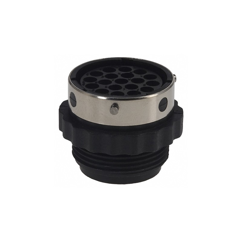 1 pcs - Souriau Circular Connector, 19 Contacts, Cable Mount, Plug, Female, IP65, UTG Series