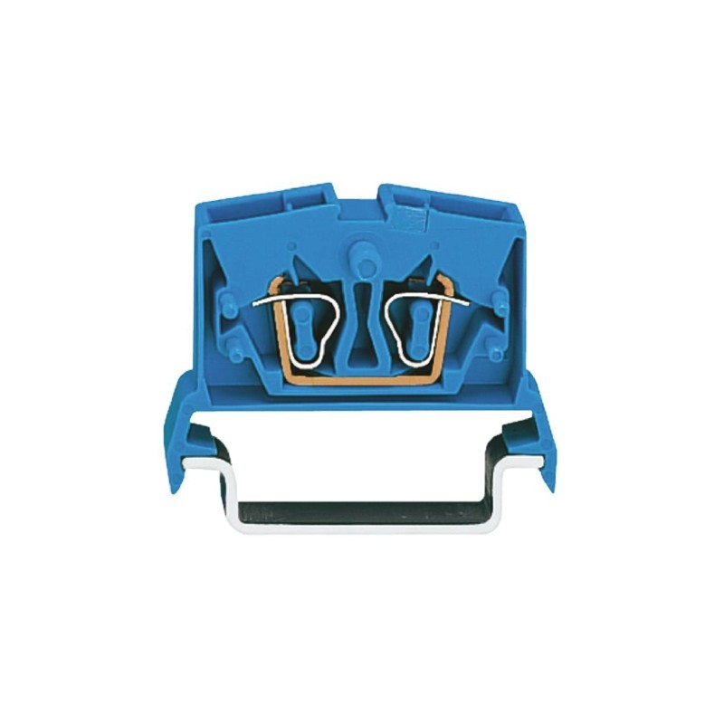 5 pcs - Wago 264 Series Blue Feed Through Terminal Block, 2.5mm², Single-Level, Cage Clamp Termination, ATEX, IECEx