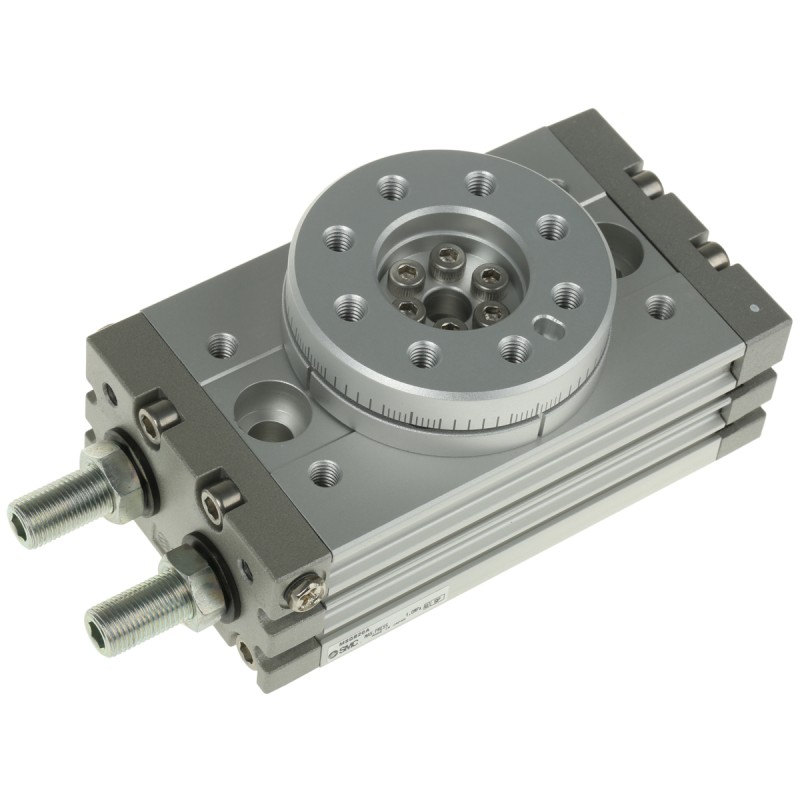 1 pcs - SMC MSQ Series Pneumatic Rotary Actuator, 190° Rotary Angle, 18mm Bore