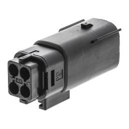 1 pcs - Molex, MX150L Male Connector Housing, 5.84mm Pitch, 4 Way, 2 Row