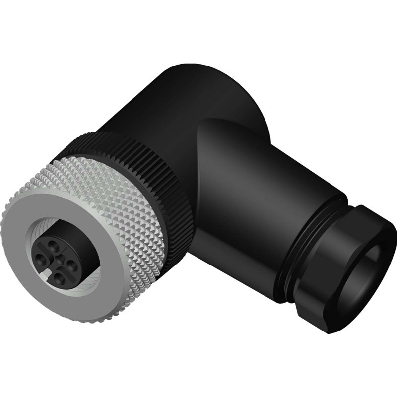 1 pcs - RS PRO Circular Connector, 4 Contacts, Cable Mount, M12 Connector, Socket, Female, IP67