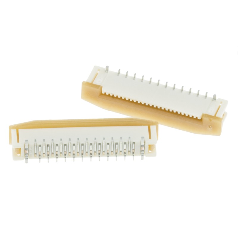 5 pcs - Molex, Easy-On, 52559 0.5mm Pitch 24 Way Straight Female FPC Connector, ZIF Vertical Contact