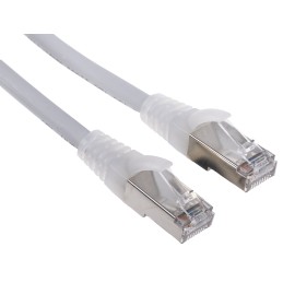 1 pcs - RS PRO Cat6a Male RJ45 to Male RJ45 Ethernet Cable, S/FTP, Grey LSZH Sheath, 5m