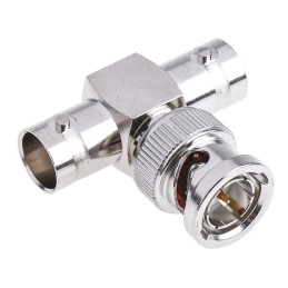 1 pcs - RS PRO Tee 75Ω RF Adapter BNC Plug to BNC Socket