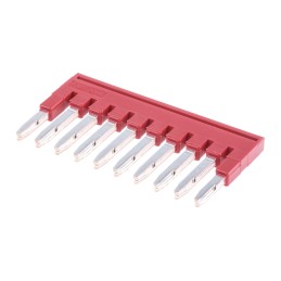 1 pcs - Phoenix Contact FBS 10-4 Series Jumper Bar for Use with DIN Rail Terminal Blocks, 17.5A