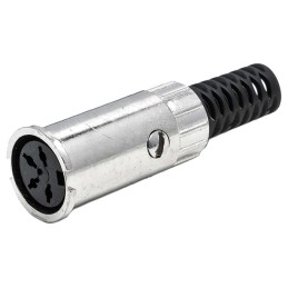 1 pcs - RS PRO 4 Pole Din Socket, 2A, 100 V ac, Twist Lock, Female, Cable Mount