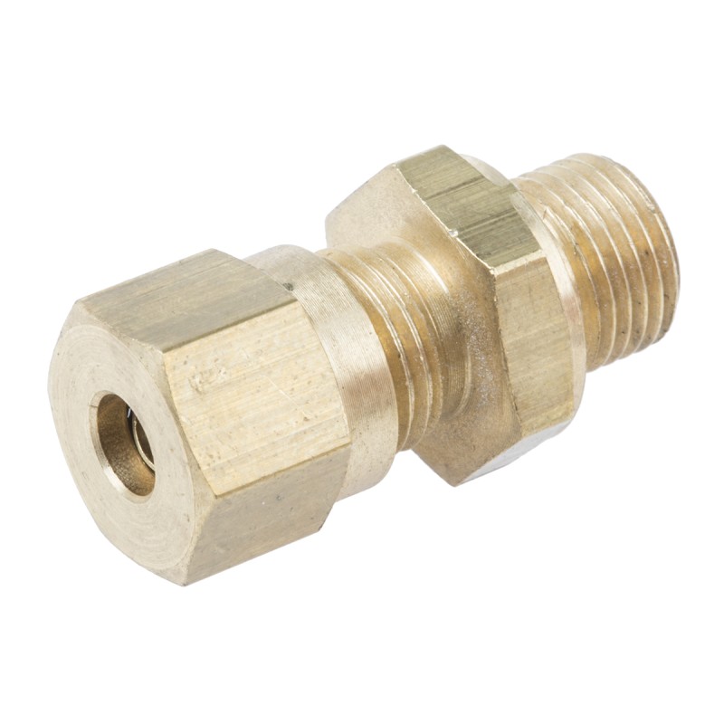 1 pcs - RS PRO In-Line Thermocouple Compression Fitting for Use with Thermocouple, 1/8 BSPP, 4.5mm Probe, RoHS Compliant