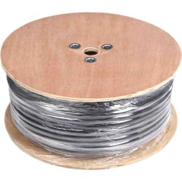 1 Reel of 100 M - RS PRO 5 Core Power Cable, 1.5 mm², 100m, Black CPE Sheath, 18 A, 450 V, 750 V